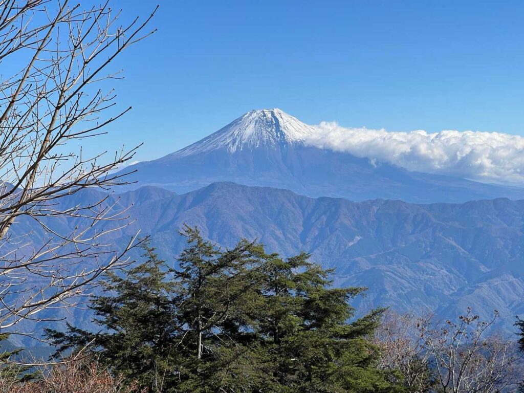 奥の院からの富士山