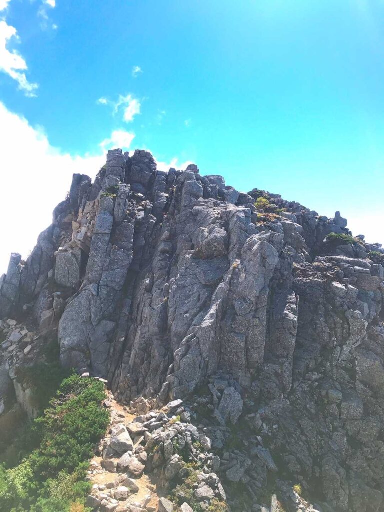 と思ったら登り返し