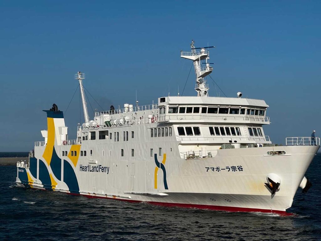 帰りのフェリー