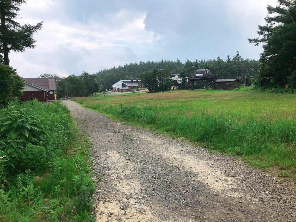 奥岳登山口に到着