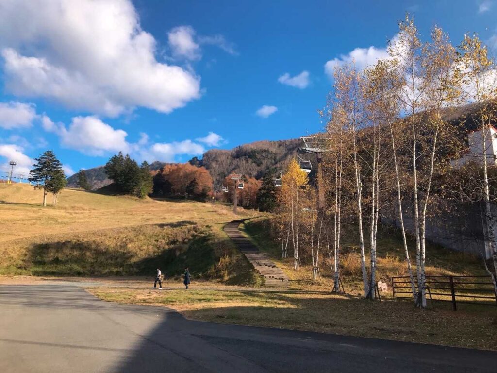 眼下のスキー場