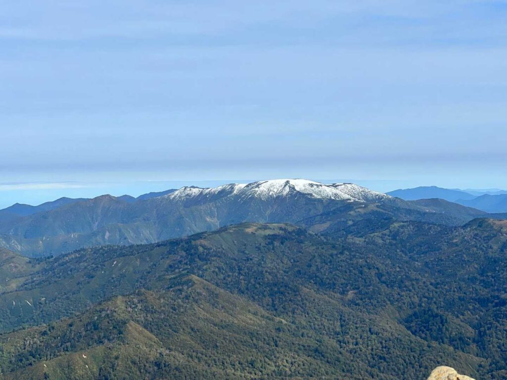 真っ白な平ヶ岳
