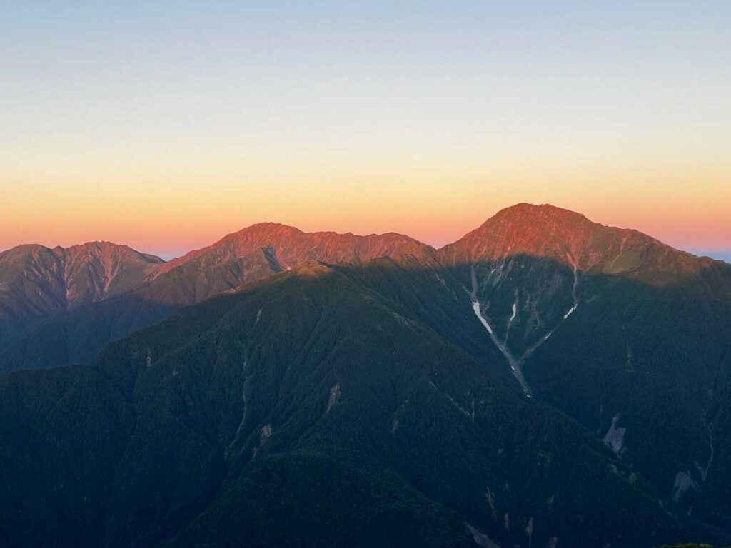 朝日が昇った瞬間