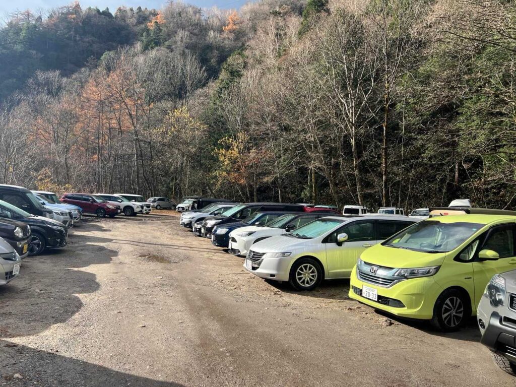 無事に駐車場到着。おつかれさまでした