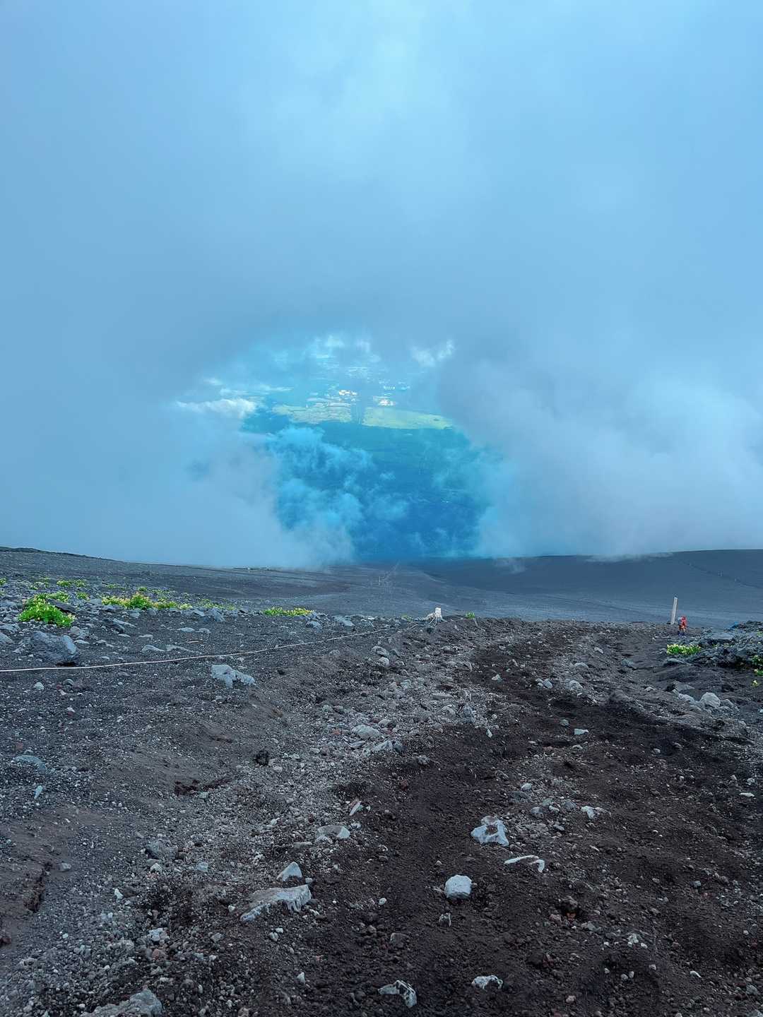 雲の中の幻想的な景色