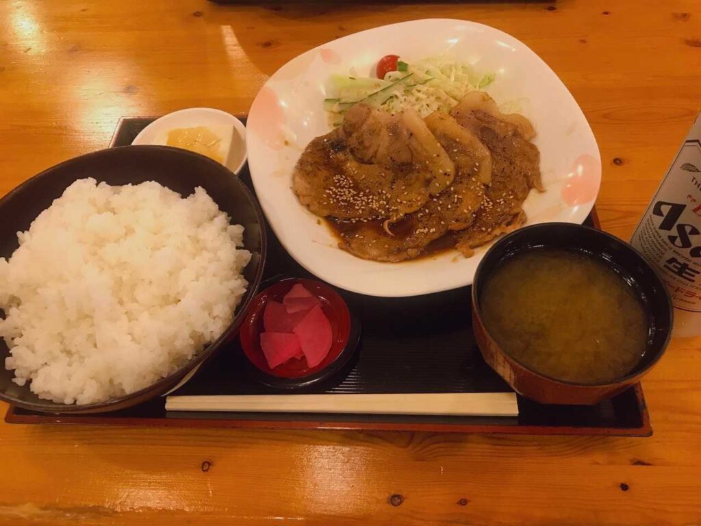 道の駅きたかたで夕食