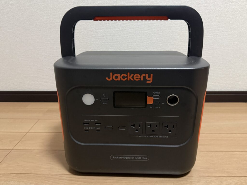 Jackery ポータブル電源 1000 Plus 本体正面