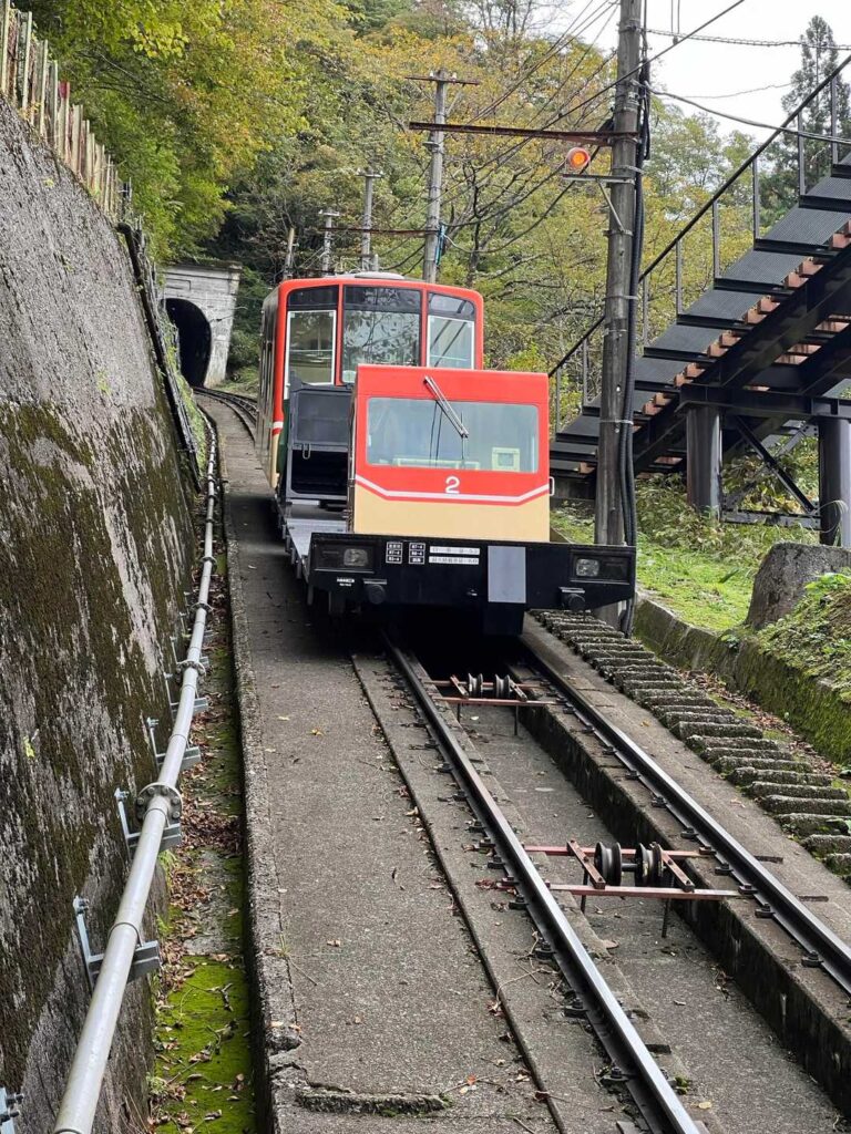 立山ケーブルカーの車両