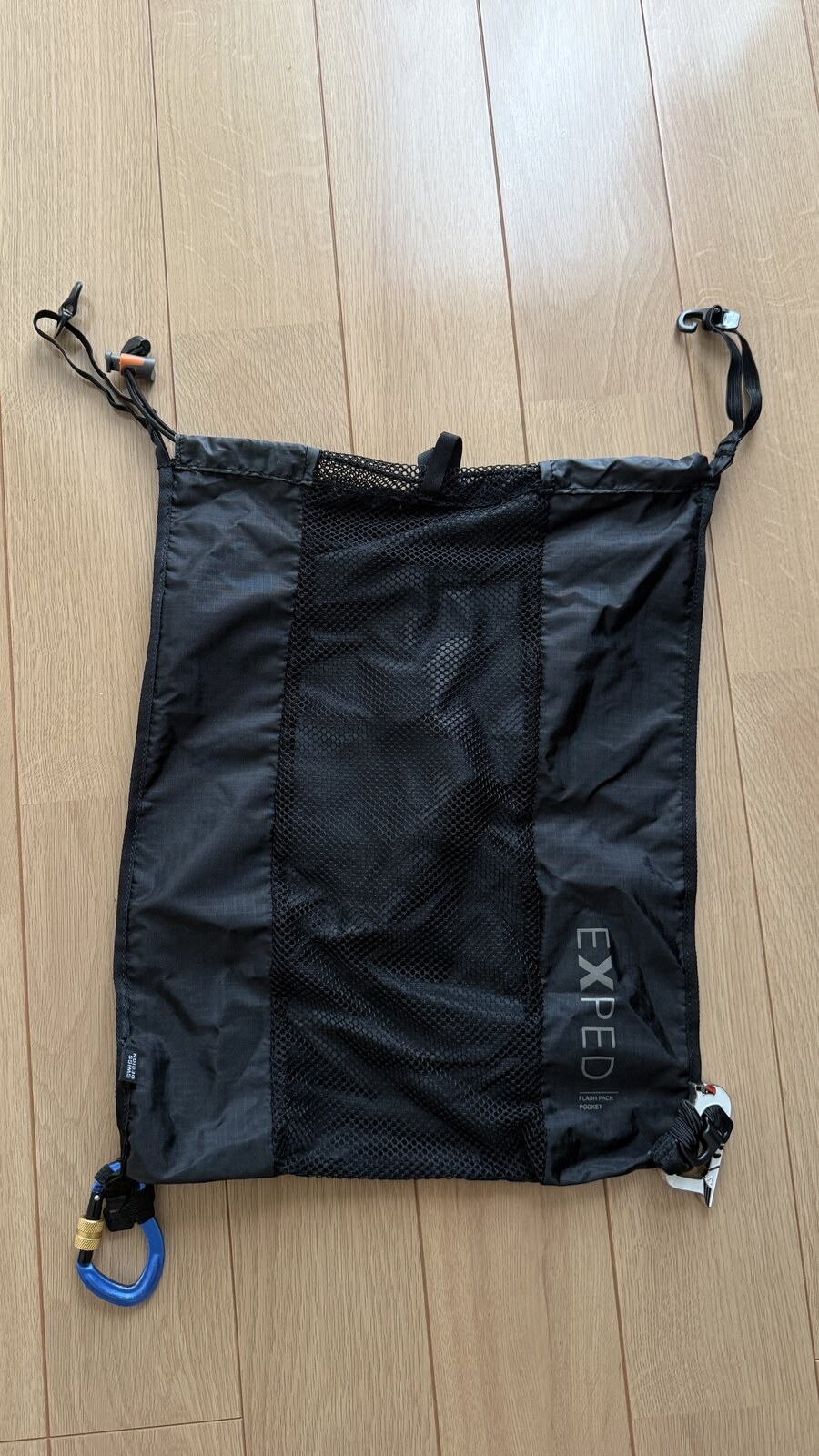 EXPED Flash Pack Pocket(ザックに後付けする外付けのメッシュポケット)