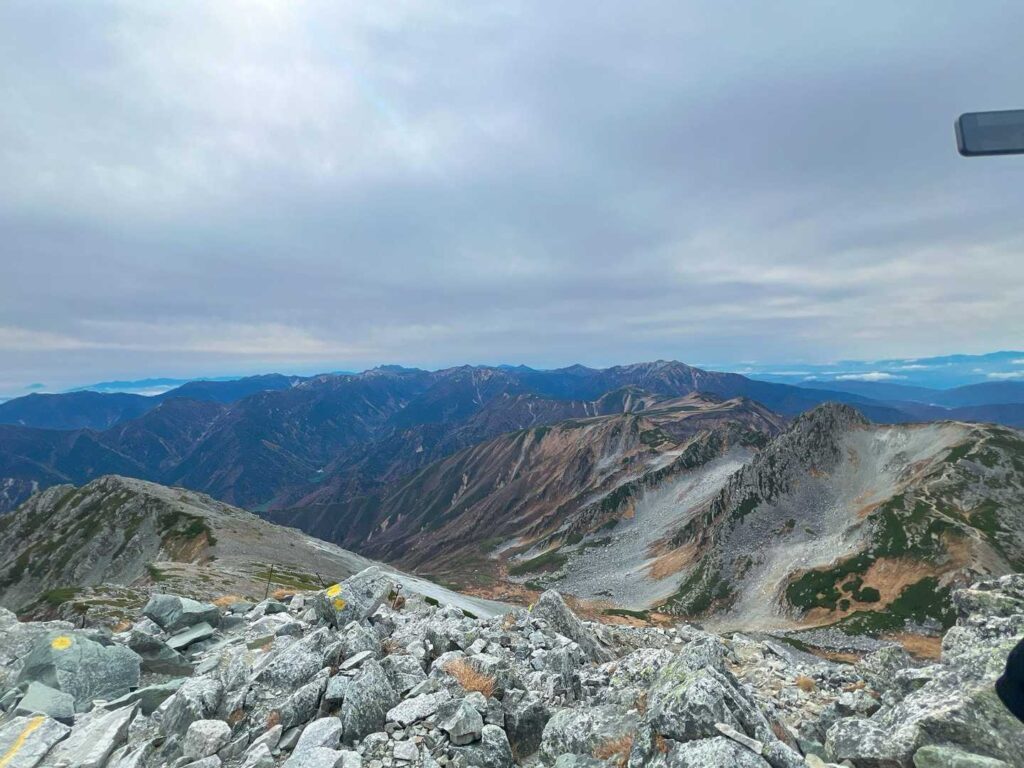 雄山山頂からの大展望