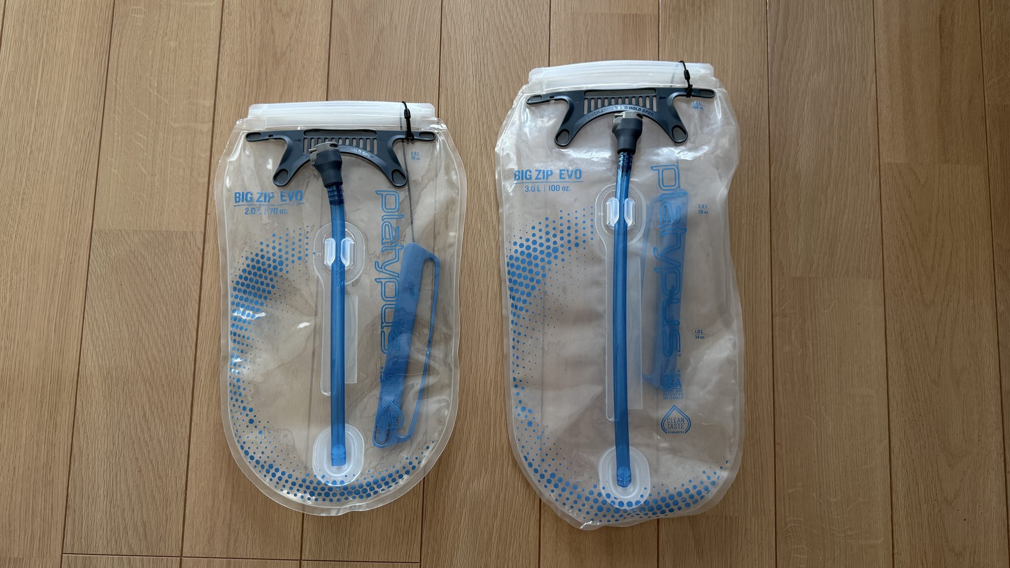 プラティパス ビッグジップEVOの2Lと3L